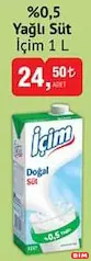 İÇİM %0,5 YAĞLI SÜT 1 L İÇİM %0,5 YAĞLI SÜT 1 L